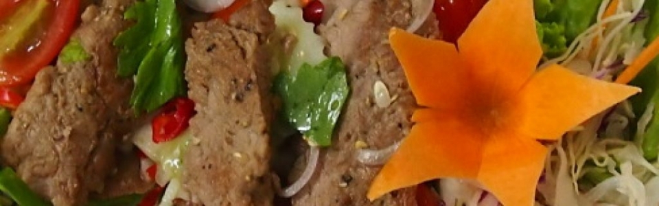 Thai style beef salad